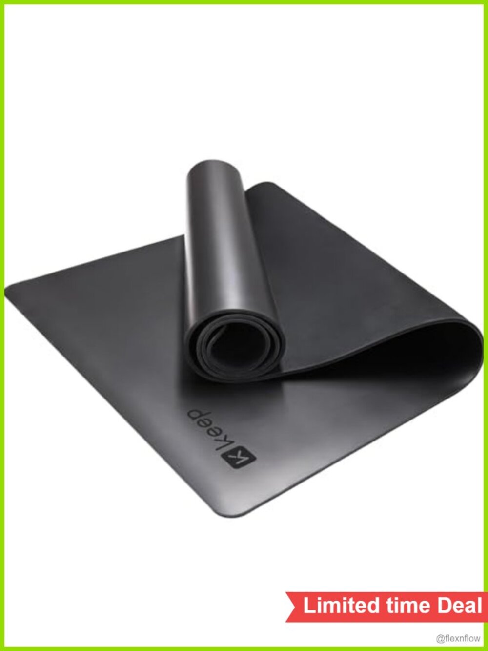 5mm PU & Natural Rubber Yoga Mat 72x26 Non Slip Sweat Absorbent Hot Yoga Pad